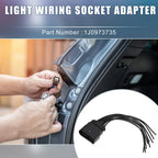 Set of 1 Light Wiring Socket Adapter 1J0973735/1J0973835 for Volkswagen Passat 
