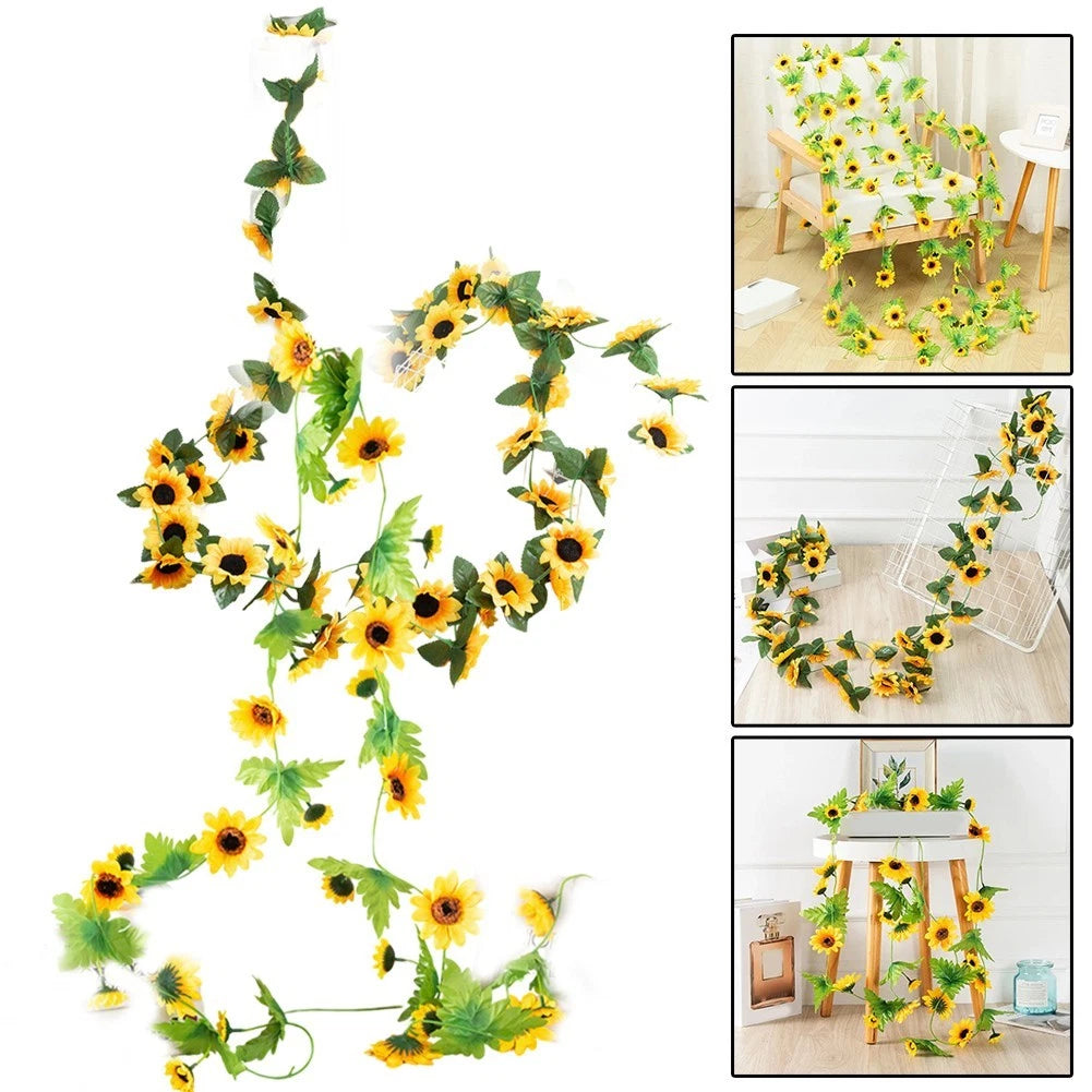 Sunflower Garland for Home and Party Decoration