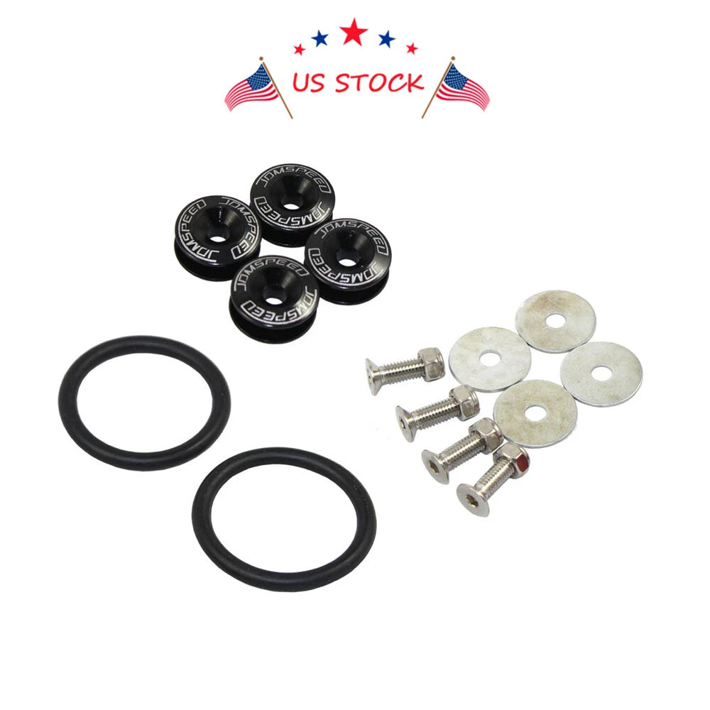 Quick Release Fasteners Kit for Bumper & Trunk Hatch (Fits Various Models)