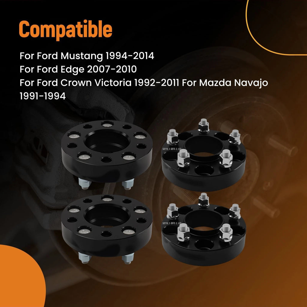 5x114.3 Wheel Spacers for Mercury Mountaineer Ford Edge (1997–2010) 32mm