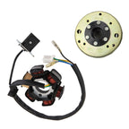 6 Pole Magneto Stator & Flywheel for GY6 125cc 150cc ATV Quad (2000–2023)