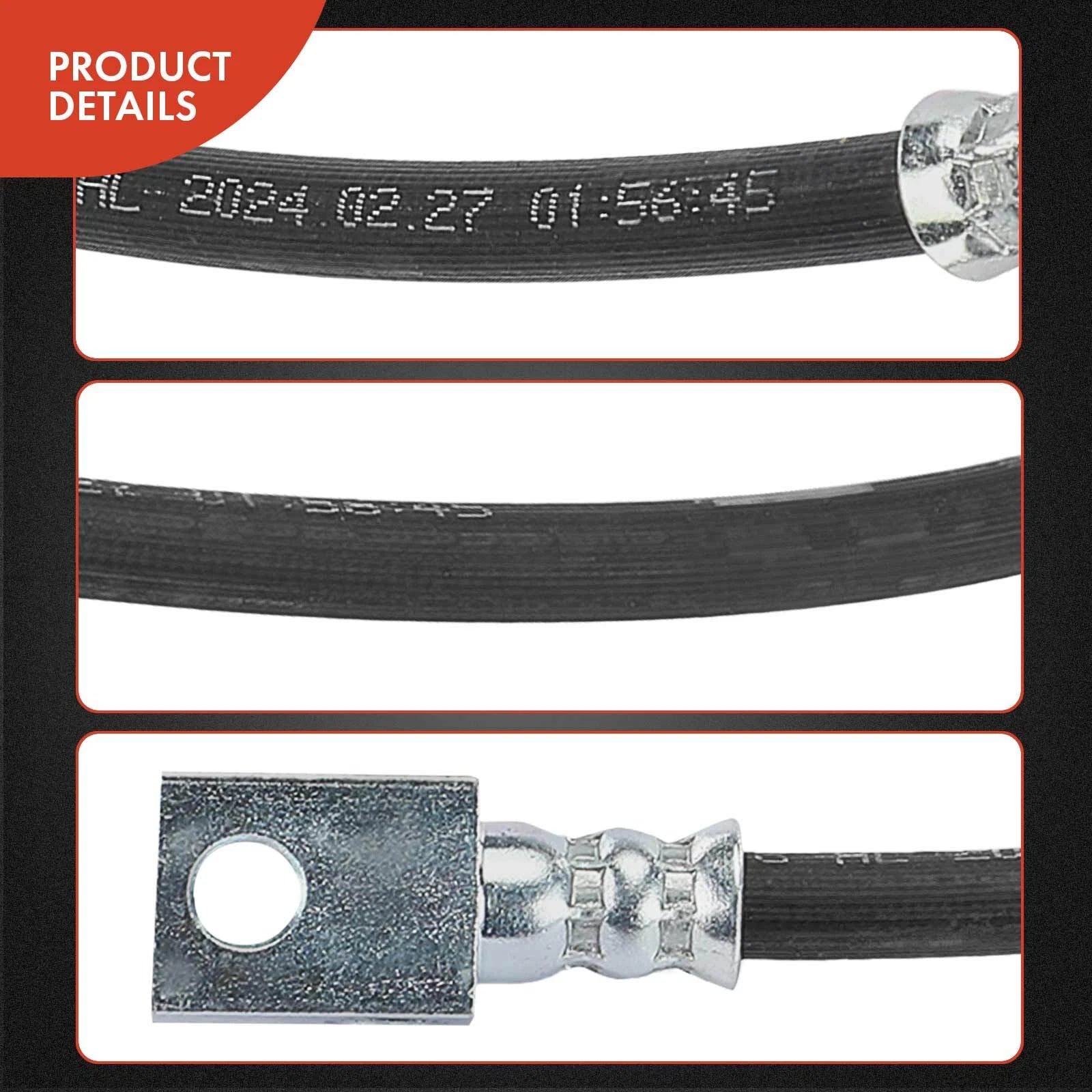 Rear Center Brake Hydraulic Hose for GMC Safari, Chevy Astro (1985–2002)