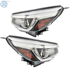 Set of 2 LED Headlights for Subaru Forester (2019-2020) Chrome