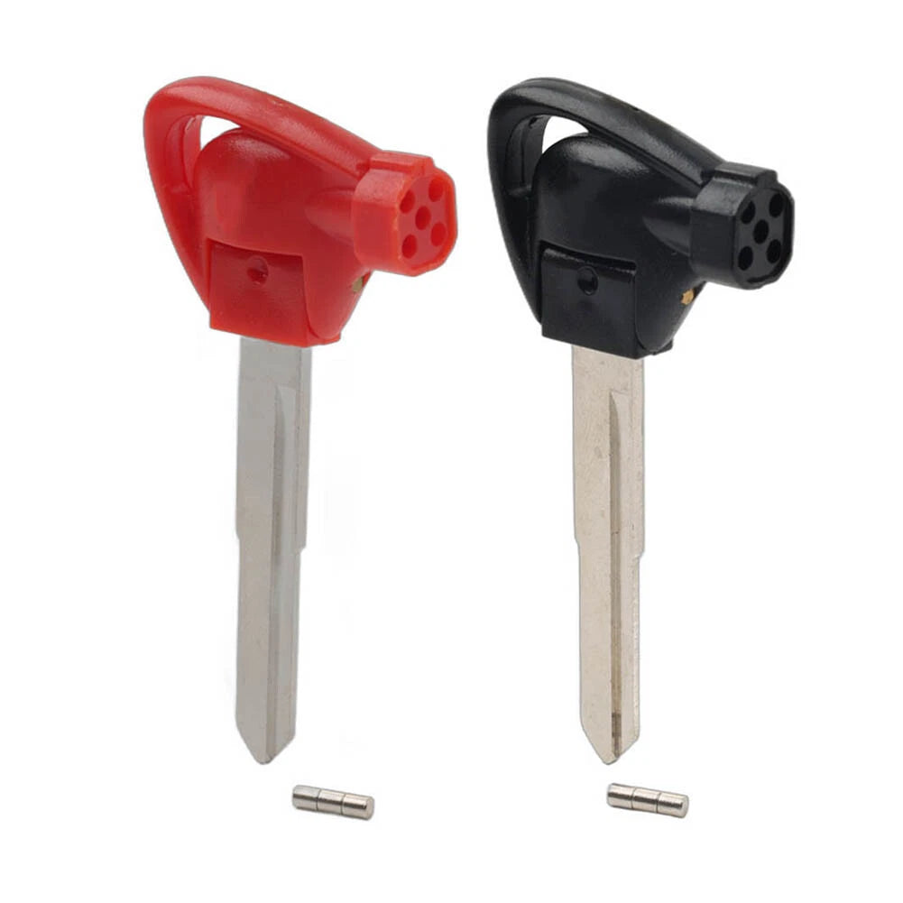 2X Ignition Key Blank Shell Case Uncut Blade for Yamaha Motorbike Scooter