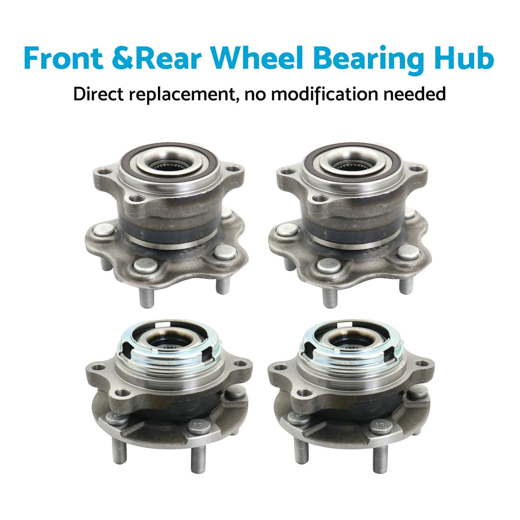 Front & Rear Wheel Bearing Hub for Nissan Elgrand E51, Murano Z50 (2002–2010)
