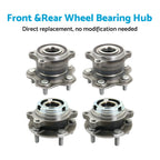 Front & Rear Wheel Bearing Hub for Nissan Elgrand E51, Murano Z50 (2002–2010)