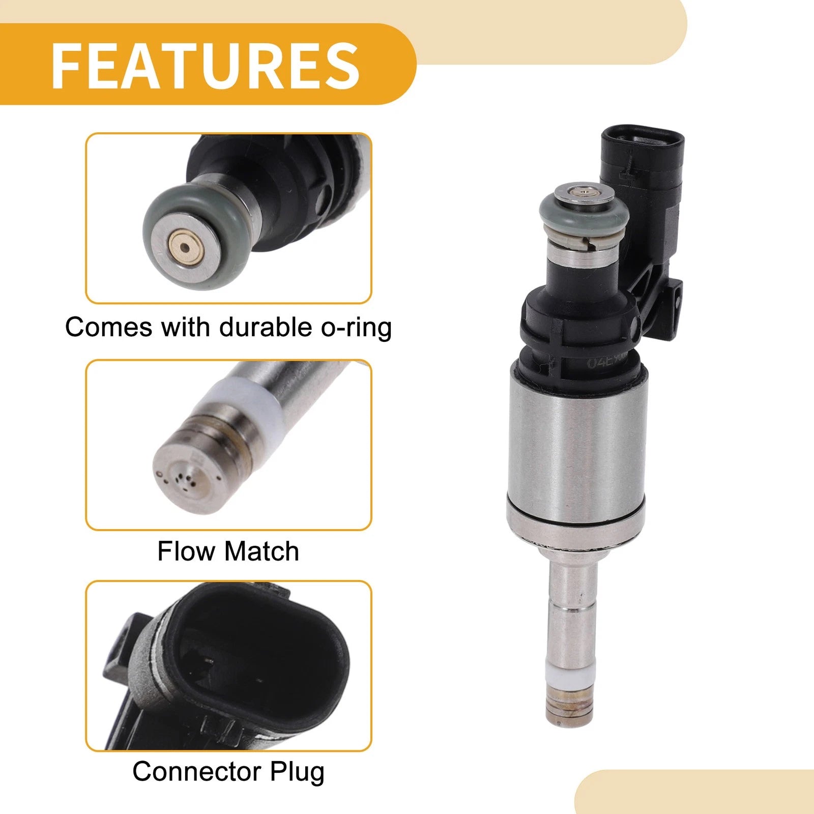 1 Pc Fuel Injector No.0261500188 for Volkswagen Golf (2015–2019)