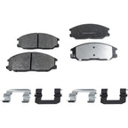 Set of 4 NAO Brake Pads for Kia Sorento (2003–2009)