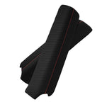 Door Panel Armrest for Ford F150 Lariat (2015–2020) PVC Carbon Red Stitch