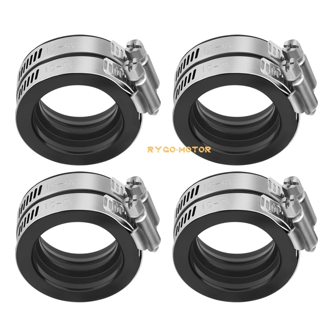 Set of 4 Carburetor Intake Manifold Boots for Honda V45 Interceptor (1983)