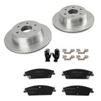 Rear Brake Rotors & Pads Kit for GMC Yukon/Yukon XL (2015–2020) S-55133 P-1707