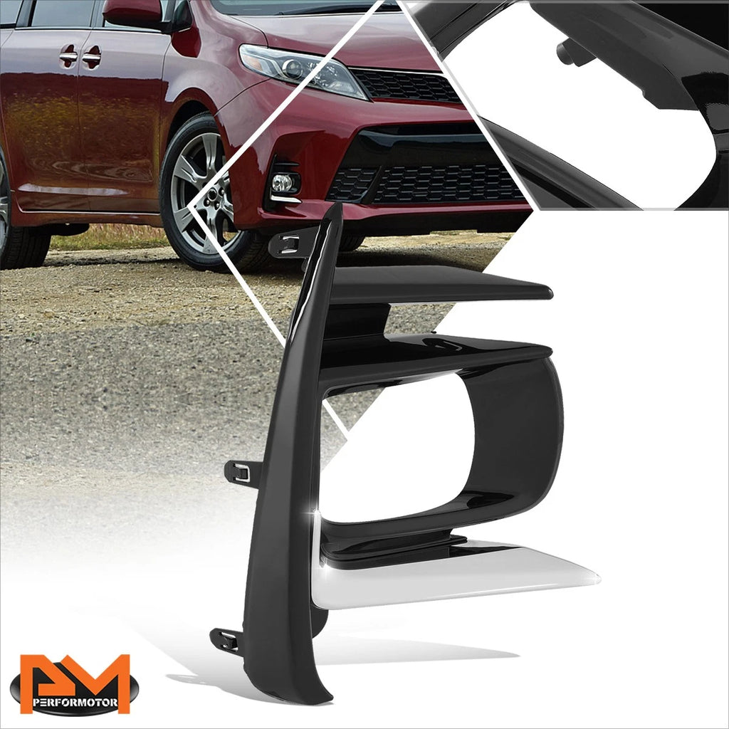 Fog Light Cover for Toyota Prius (2004–2009) Smooth Black