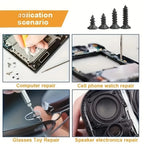 800pcs M2 Black Self Drilling Screws for Laptop Assembly
