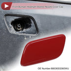 Front Left Washer Nozzle Cover Cap for Subaru Forester Sport (2013–2015) Red