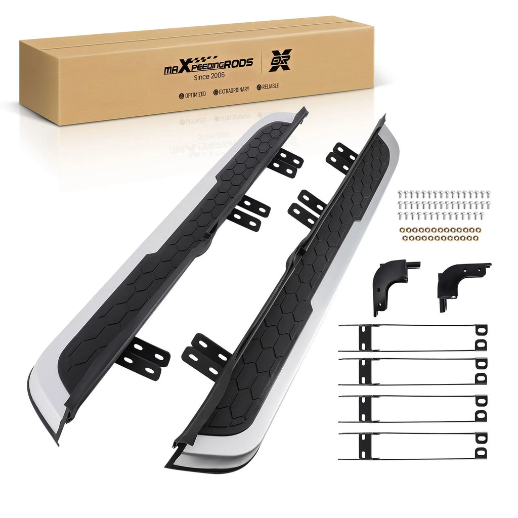 Running Board Side Step Bars for Honda CR-V (2017-2022) Black Silver