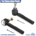 Set of 2 Outer Tie Rods for Buick Rendezvous, Chevy Malibu, Alero (1997–2009)