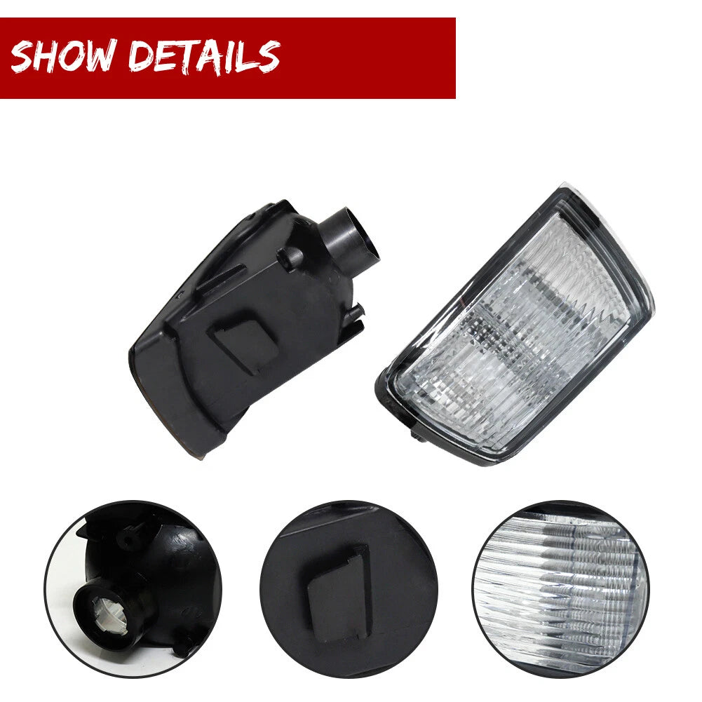 Front Corner Marker Parking Signal Lights Housing Kit for Toyota 4Runner (2003–2005)