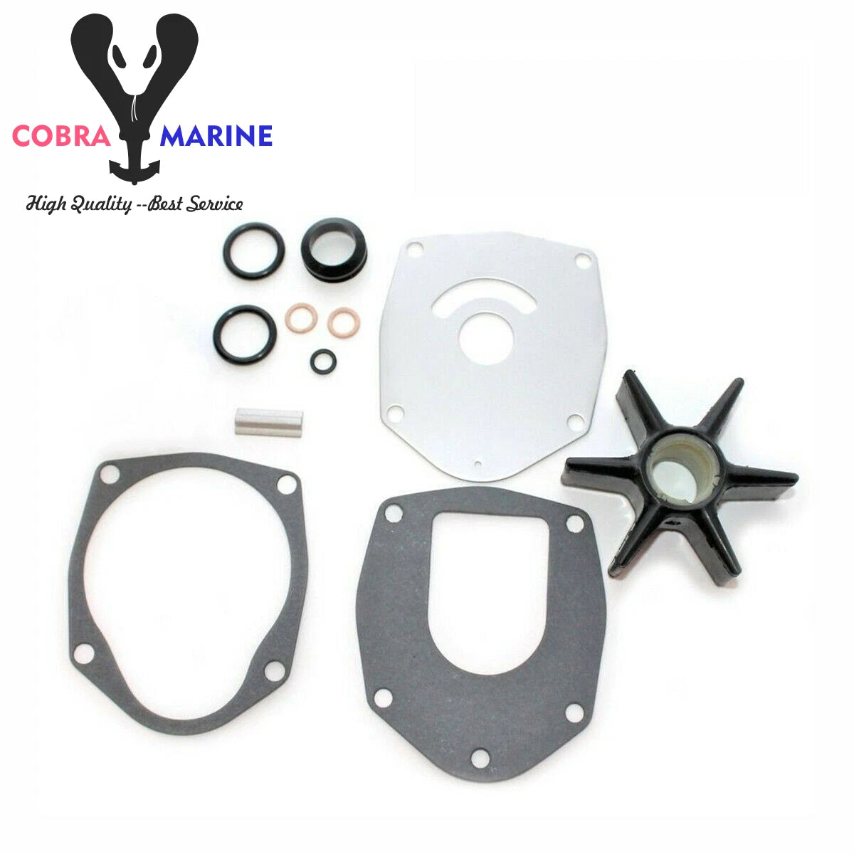 Water Pump Kit for Mercury Force 75 90 120 HP Outboard (47-43026Q06, 47-8M0100526)