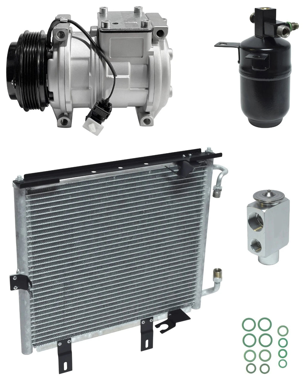 AC Compressor Kit with Condenser for BMW 325i 2.5L (1990–1991)