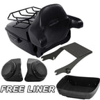 Backrest Pad & 6.5" Speakers for Harley Touring (1997–2008)