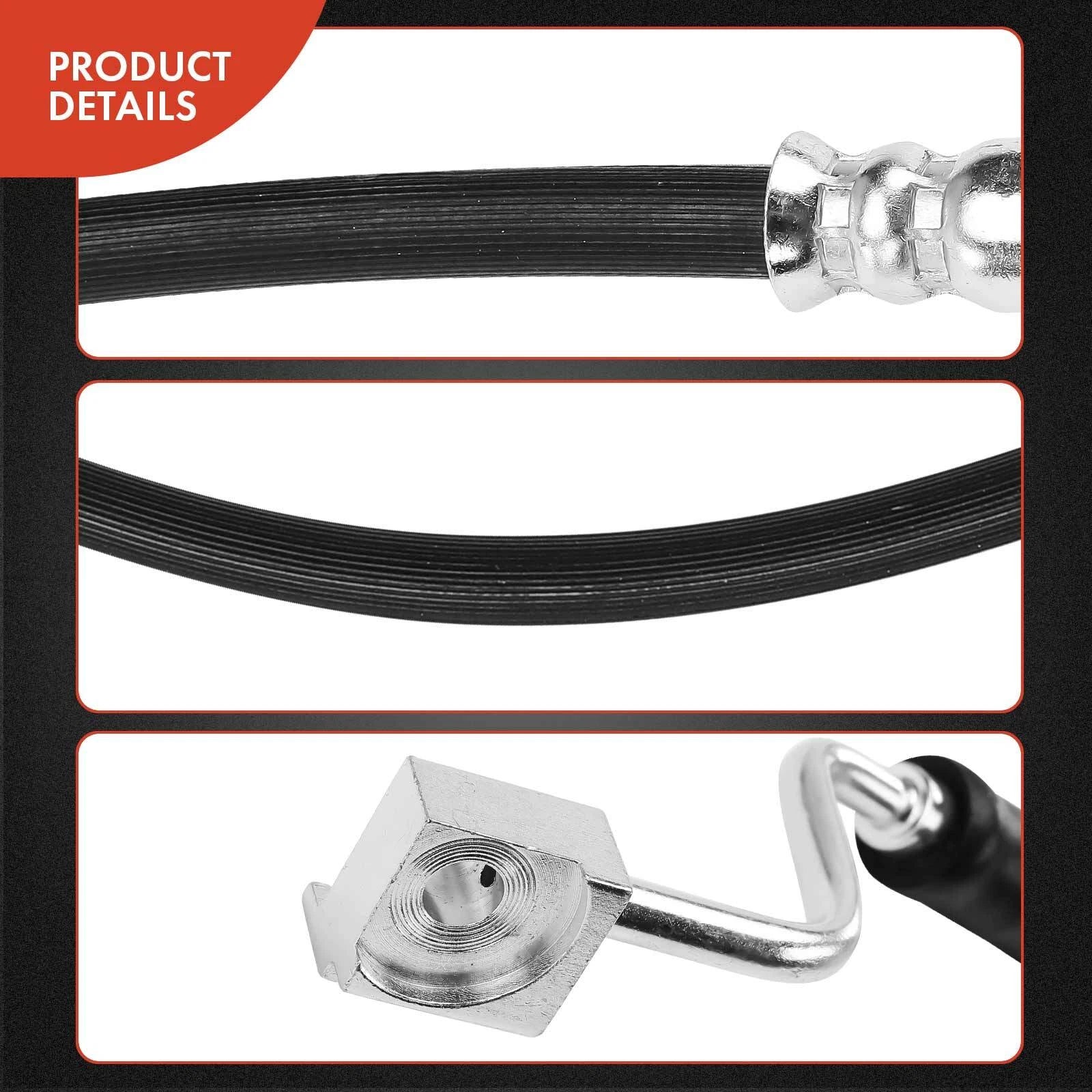 Front Right Brake Hydraulic Hose for Ford E-150 (2003)