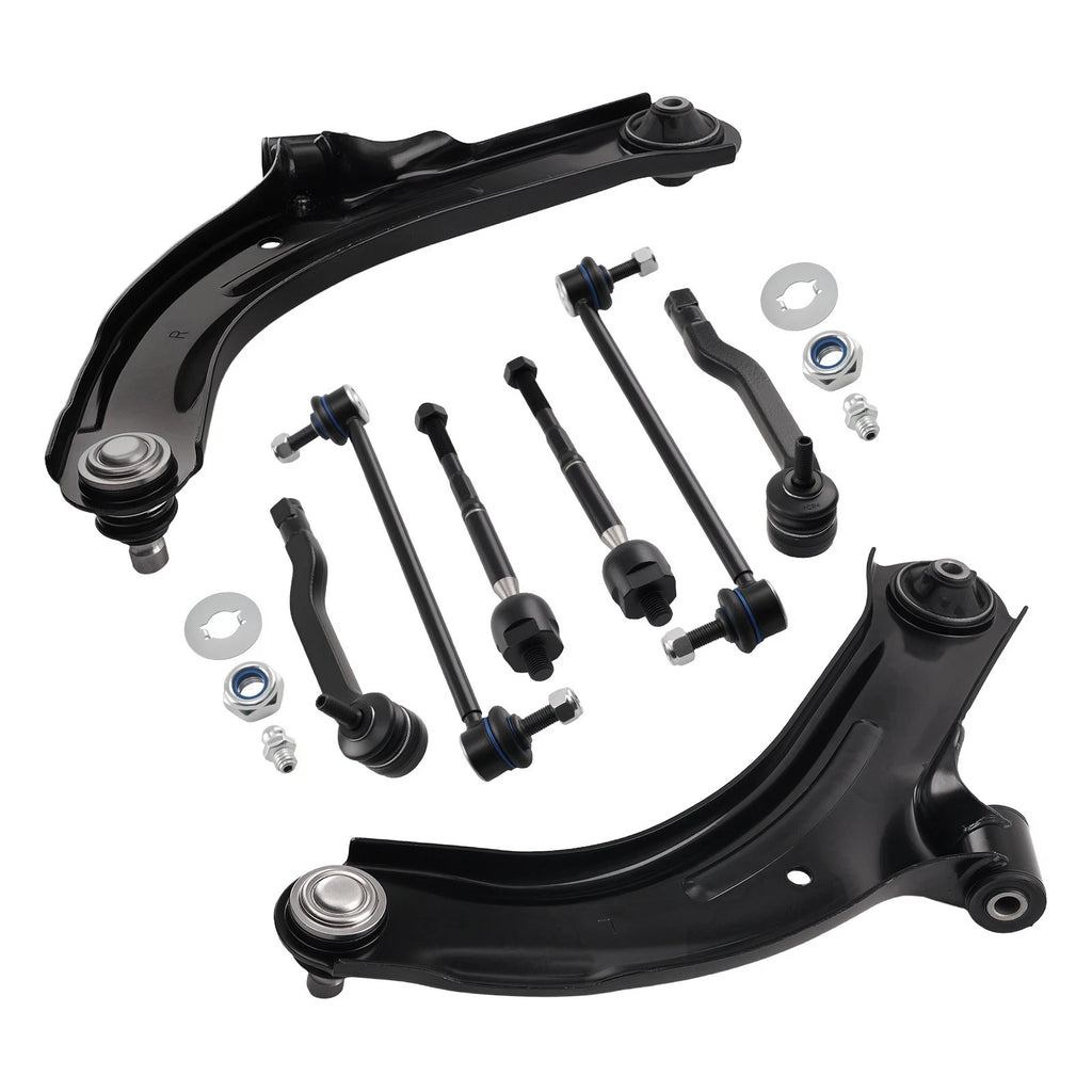 Front Lower Control Arm Tie Rod End Kit for Nissan Versa (2007–2012)
