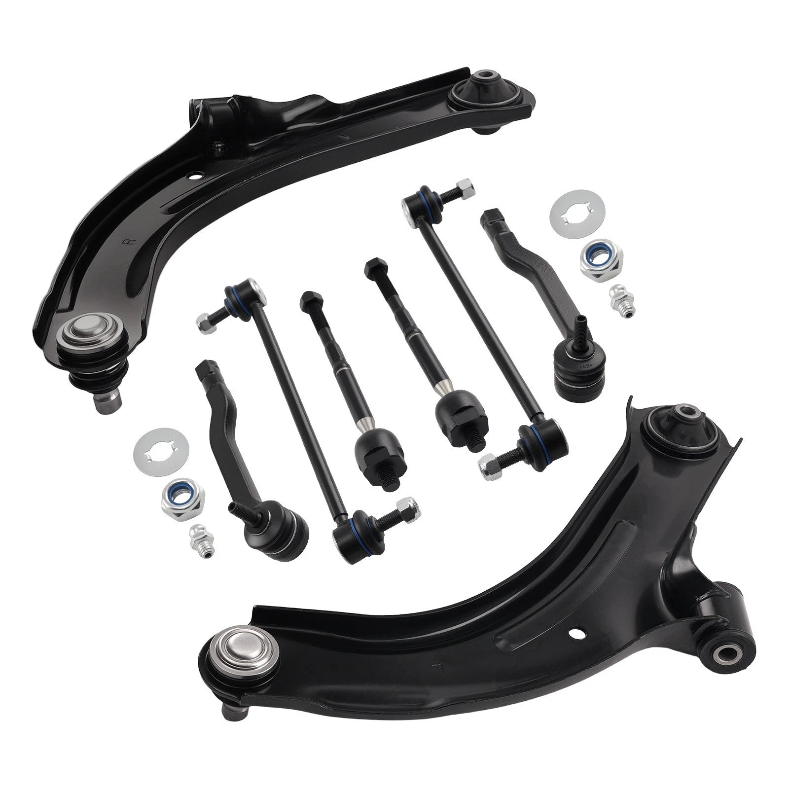 Front Lower Control Arm Tie Rod End Kit for Nissan Versa (2007–2012)