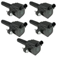 Set of 5 Ignition Coils COP for Chevrolet GMC Hummer Isuzu 3.7L L5