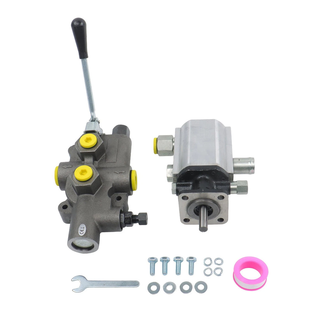 2X Stage Log Splitter Pump and Auto Detent Valve Kit for Various Models