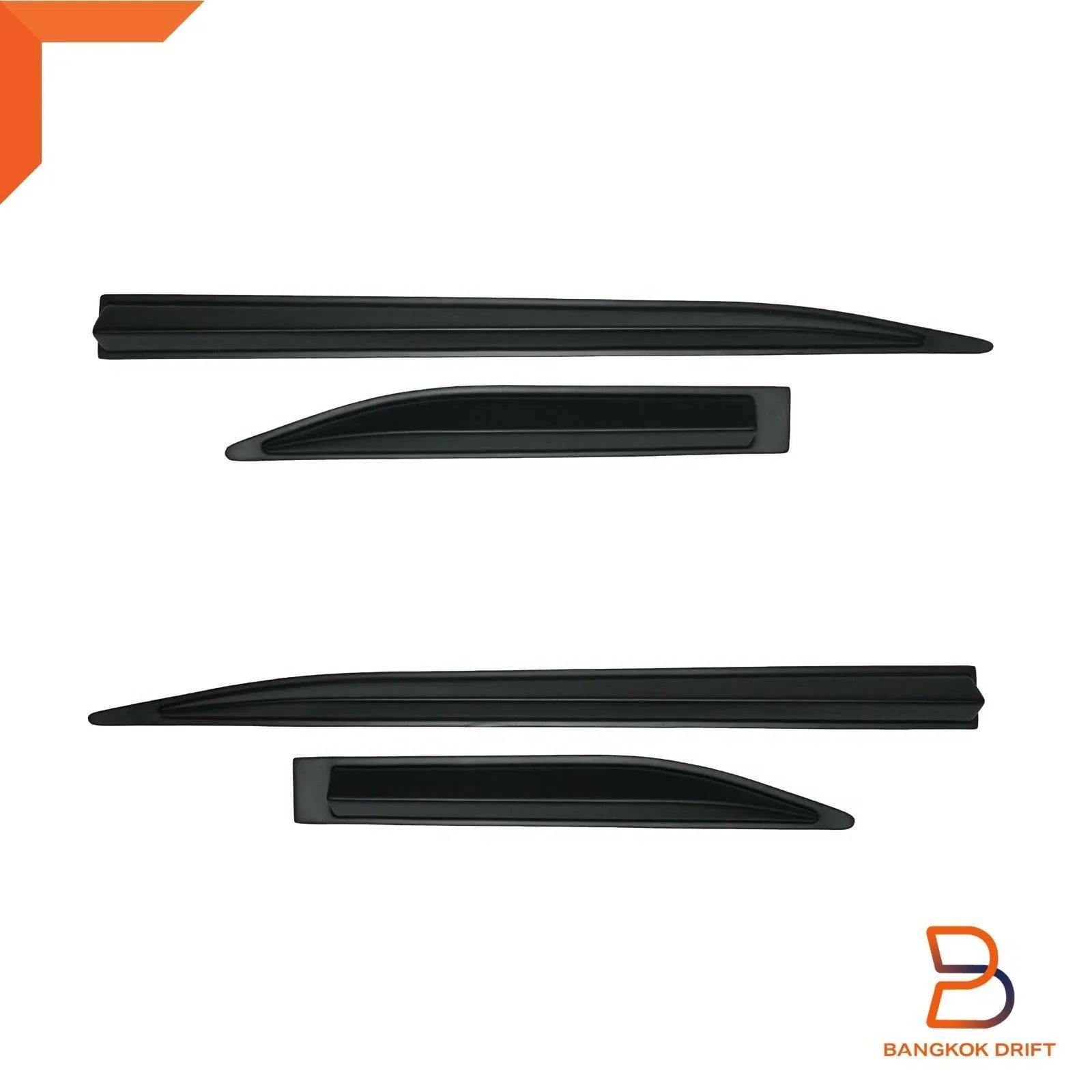 Matte Black OEM Style Side Door Cladding for Mazda BT-50 (2021-2023)