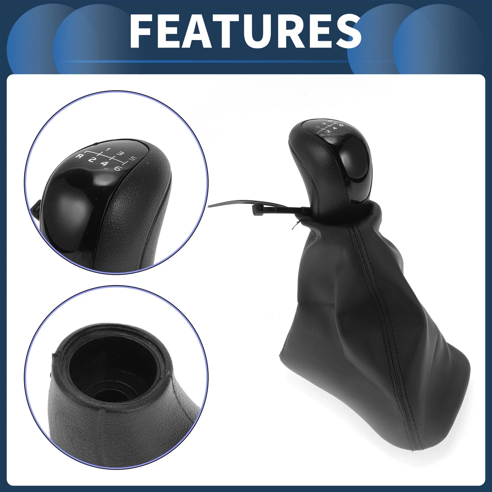 6 Speed Gear Shift Knob with Cover for Mercedes Benz Sprinter W906 (2006–2018)