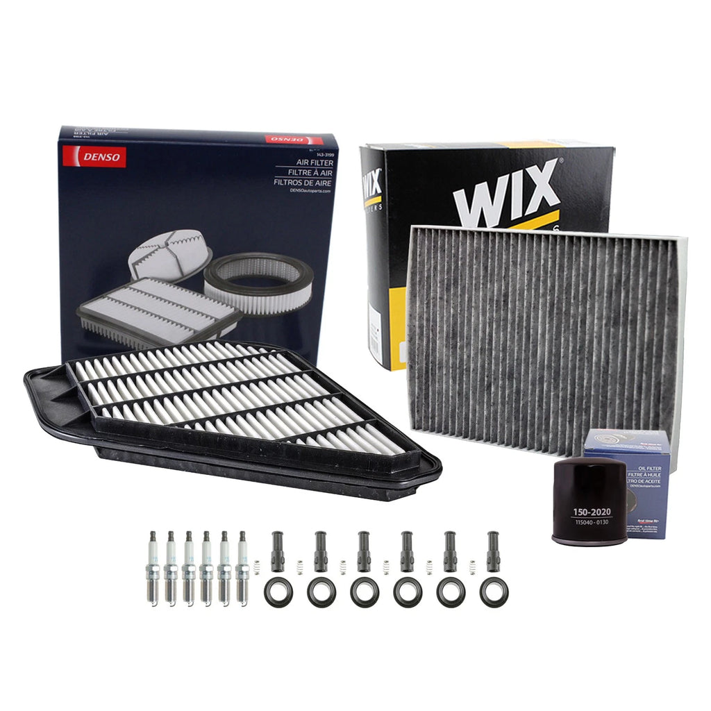 Tune Up Kit with NGK 6 Spark Plugs & Boots for Acadia Enclave Traverse (V6)