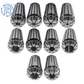 Set of 10 ER16 Collets for CNC Machines (Universal)