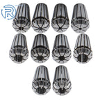 Set of 10 ER16 Collets for CNC Machines (Universal)
