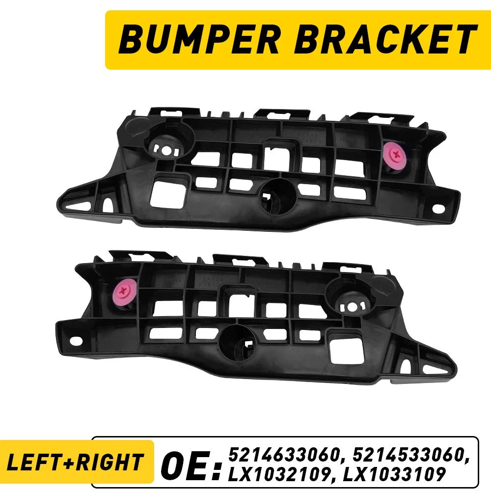 Set of 2 Front Bumper Retainer Side Support Brackets for Lexus ES350 (2013–2018)