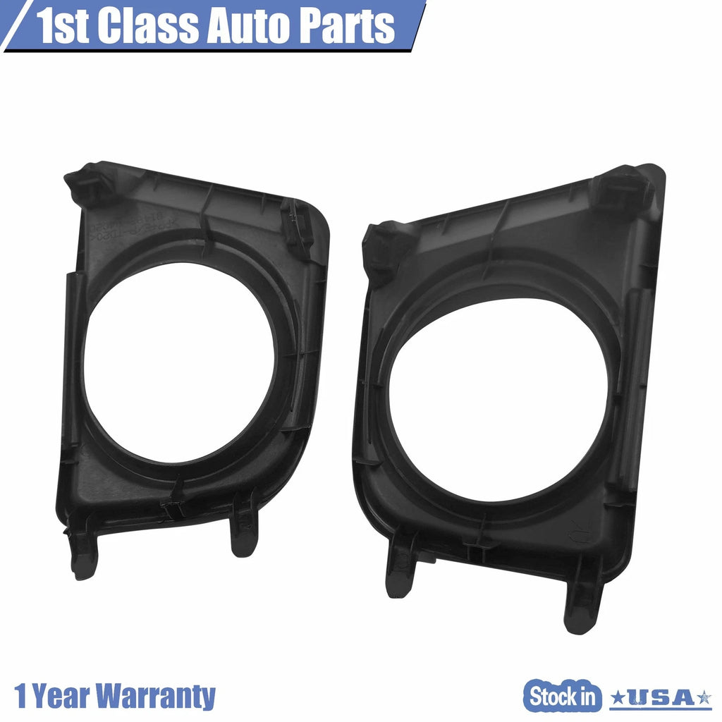 Set of 2 Fog Lamp Bezel Trim Covers with Chrome for Toyota Tacoma (2012–2015)