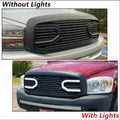 Pair LED Front Hood Grille Lights for Dodge RAM 2500 2006–2009, 1500 2006–2008