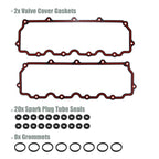 Set of 2 Engine Valve Cover Gaskets Seals for Ford F-250 Super (2003–2007)