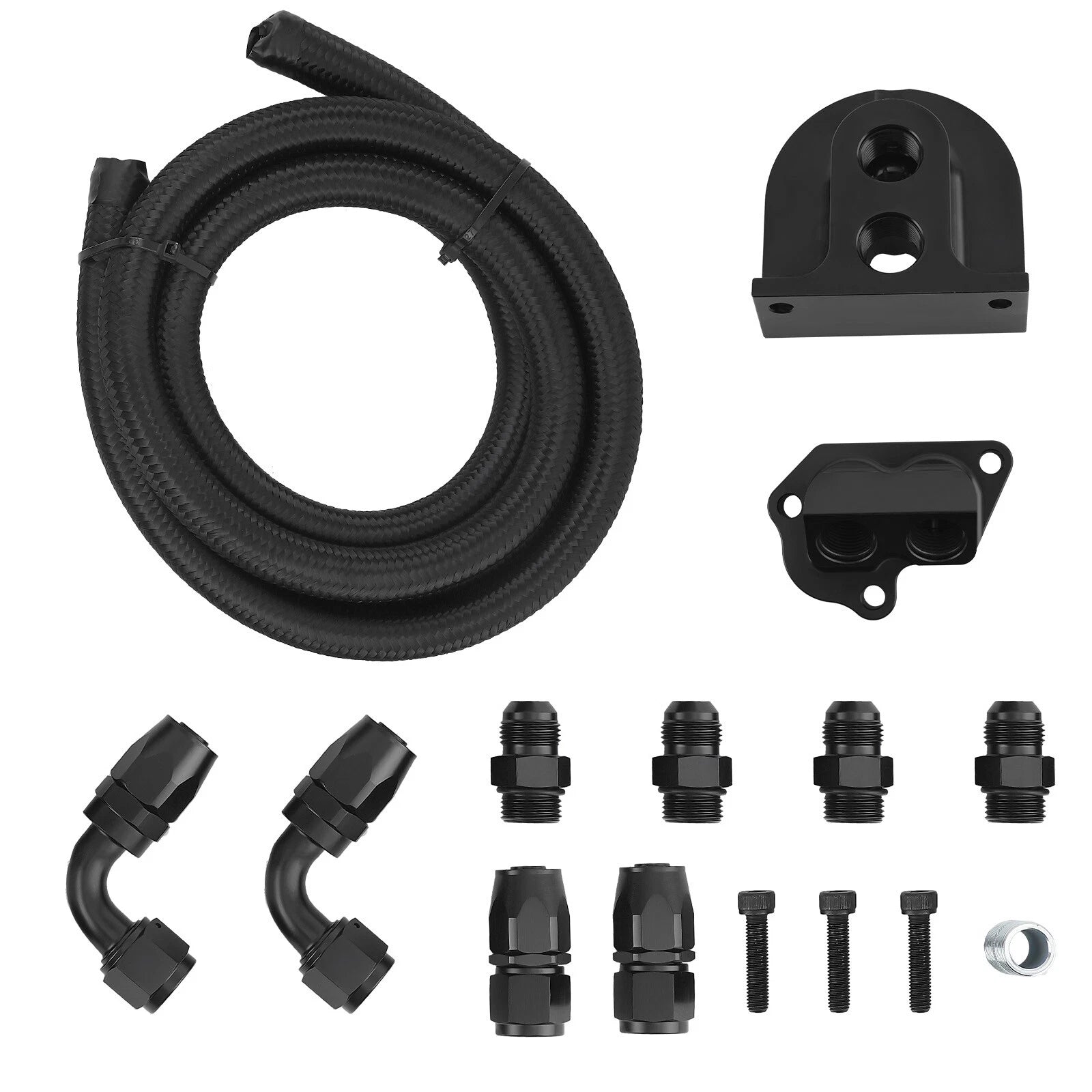 Front Oil Filter Relocation Kit for Ford Mustang F150 (2011–2023) 5.0 V8