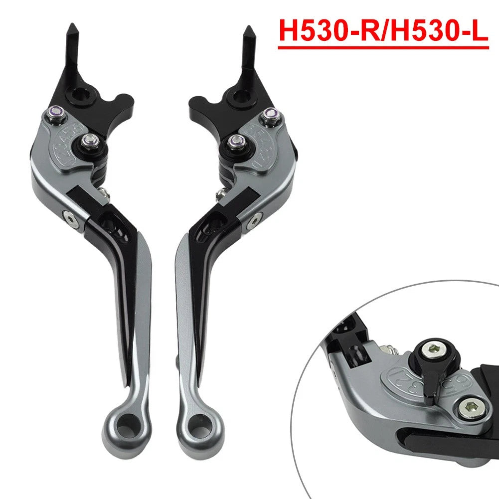 Folding Extendable Brake Clutch Levers for Yamaha TMAX500 TMAX530 TMAX560 (2001–2023)