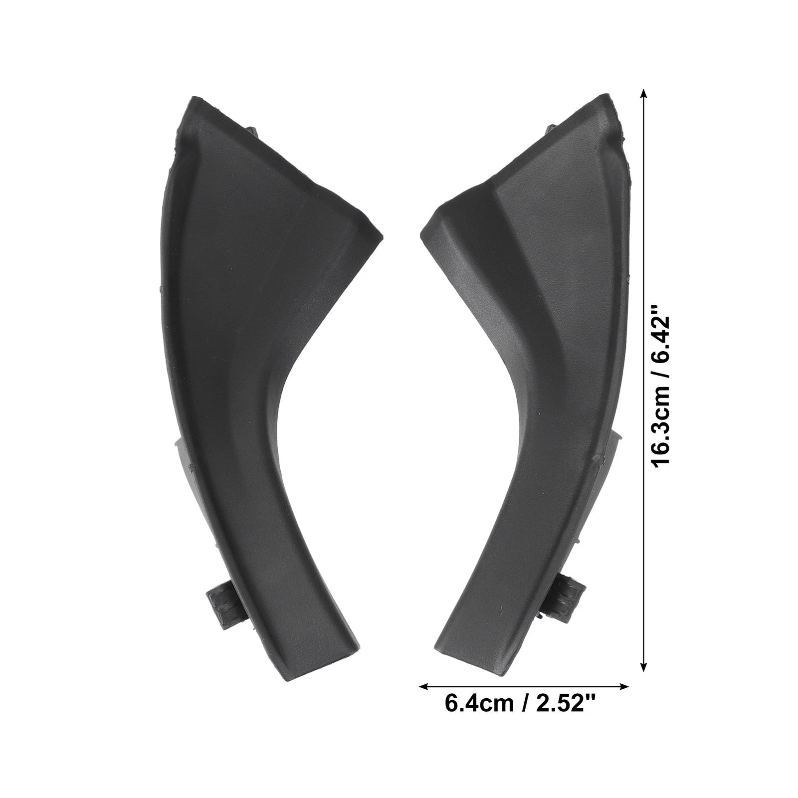 Set of 2 Front Left Right Cowl Extension Trim Covers for Toyota RAV4 (2006–2012) 716058395462