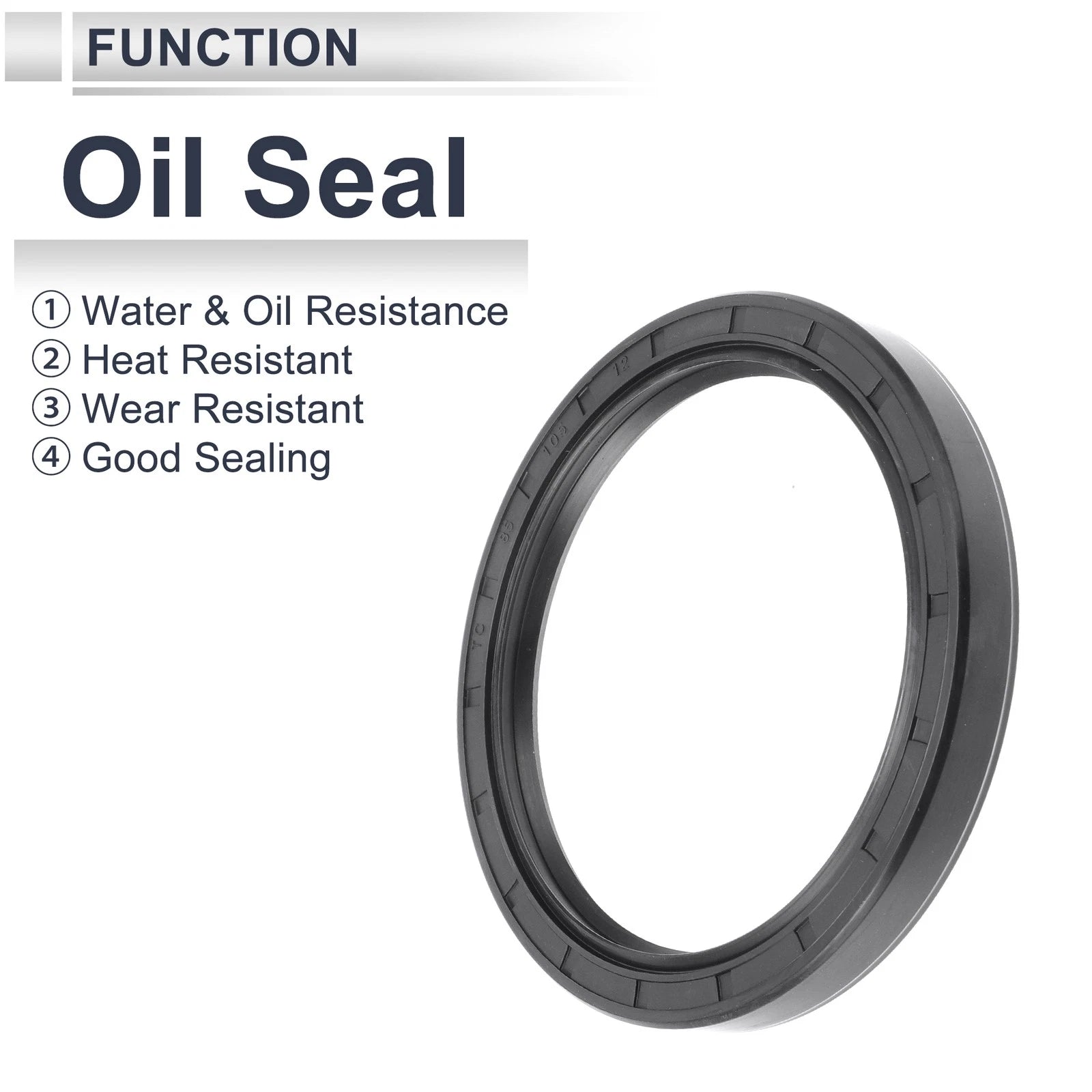 Set of 5 Oil Seal Rotary Shaft Seal Nitrile Rubber 85x105x12mm