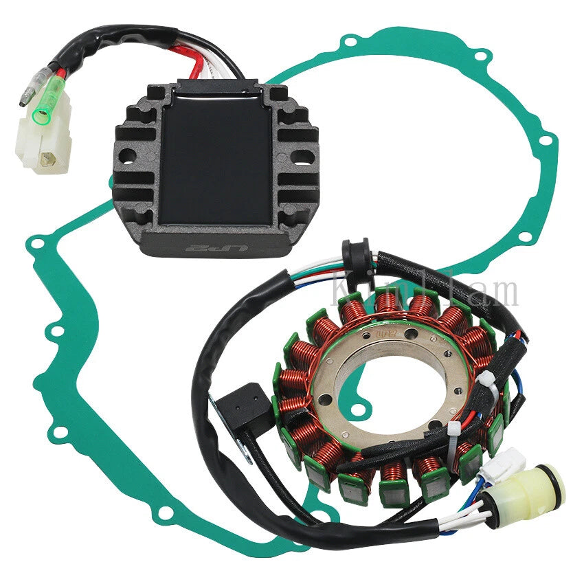 Stator Coil, Regulator, Gasket for Yamaha YFM400F Big Bear 400 (2000–2001)
