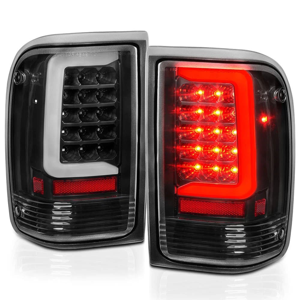 Tail Light Assembly with Clear Lens and Light Bar for 1993–1997 Ford Ranger