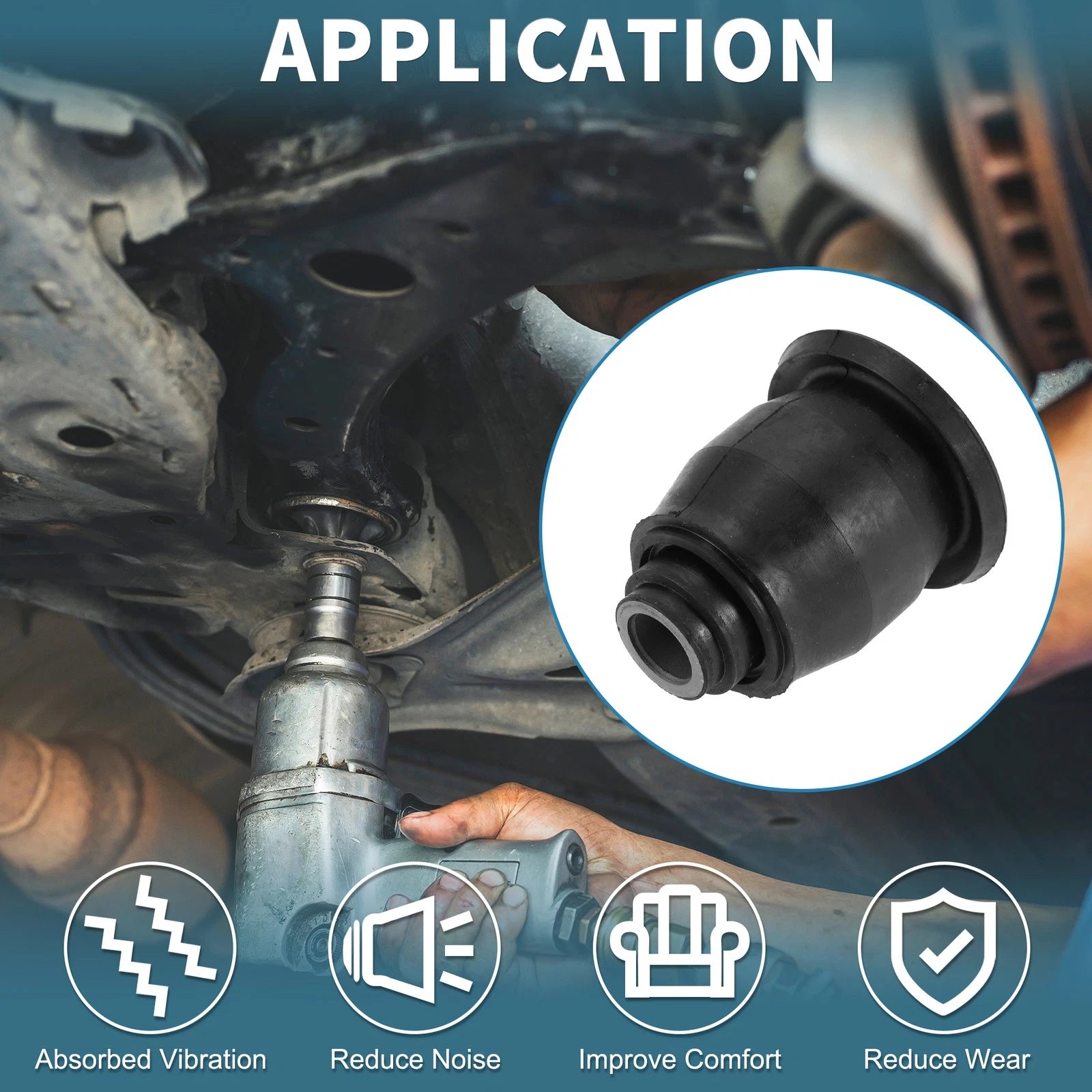 Front Upper Control Arm Suspension Bushing for Mazda 626, MX-6, Kia Clarus