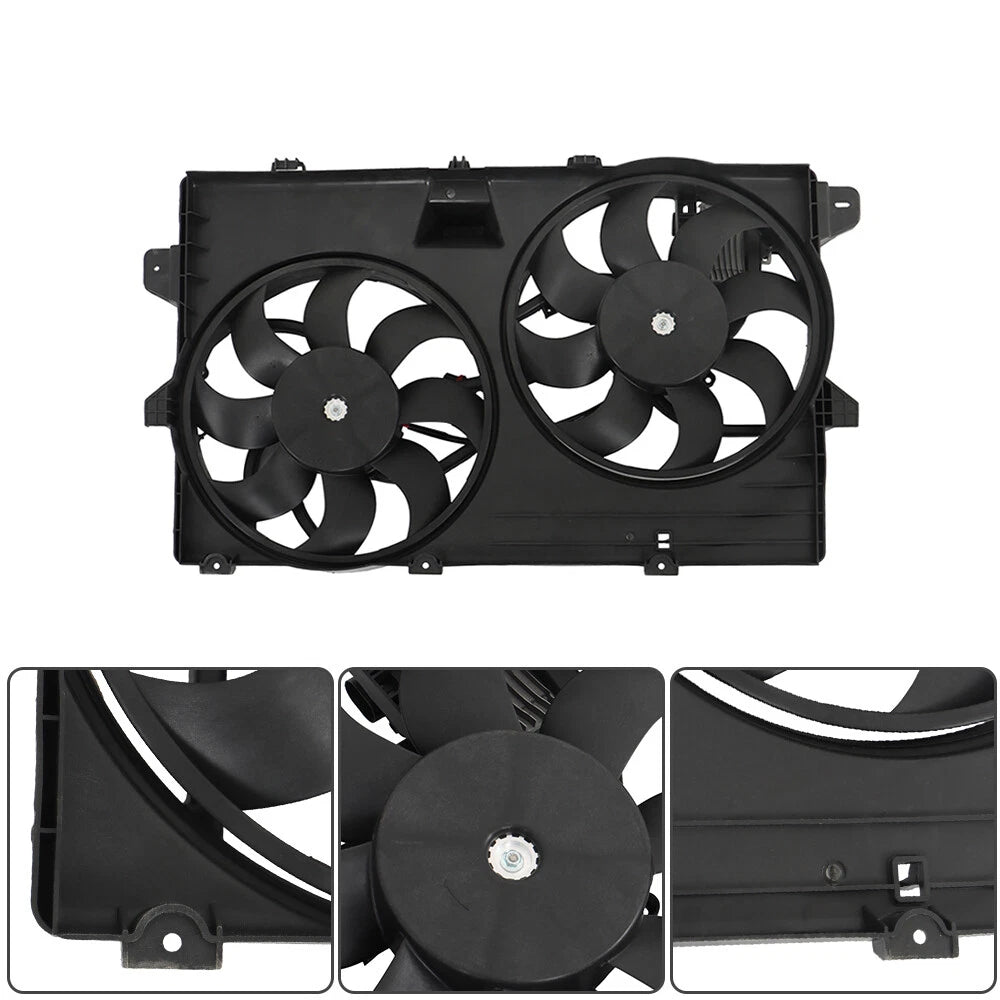 Dual Radiator Cooling Fan Assembly for Ford Edge Lincoln MKX (2007–2015)