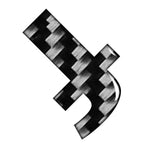 Decals Stickers for Car Badge Emblem Lowercase Alphabet Letters