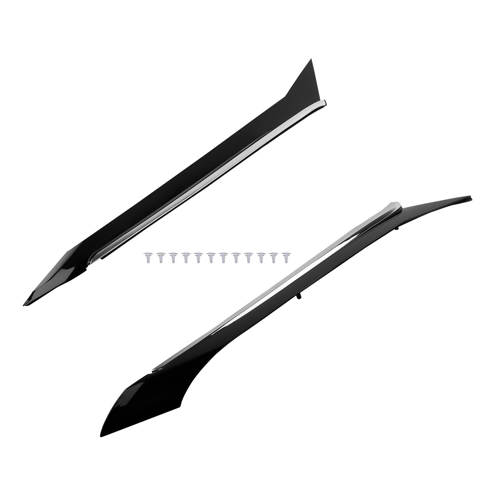 2X Rear Body Molding Pillar Trim for Nissan Maxima (2016–2021) C-Pillar LH & RH