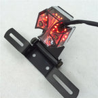Maltese Cross Tail Light for Universal Motorcycle (Fits Most Models)