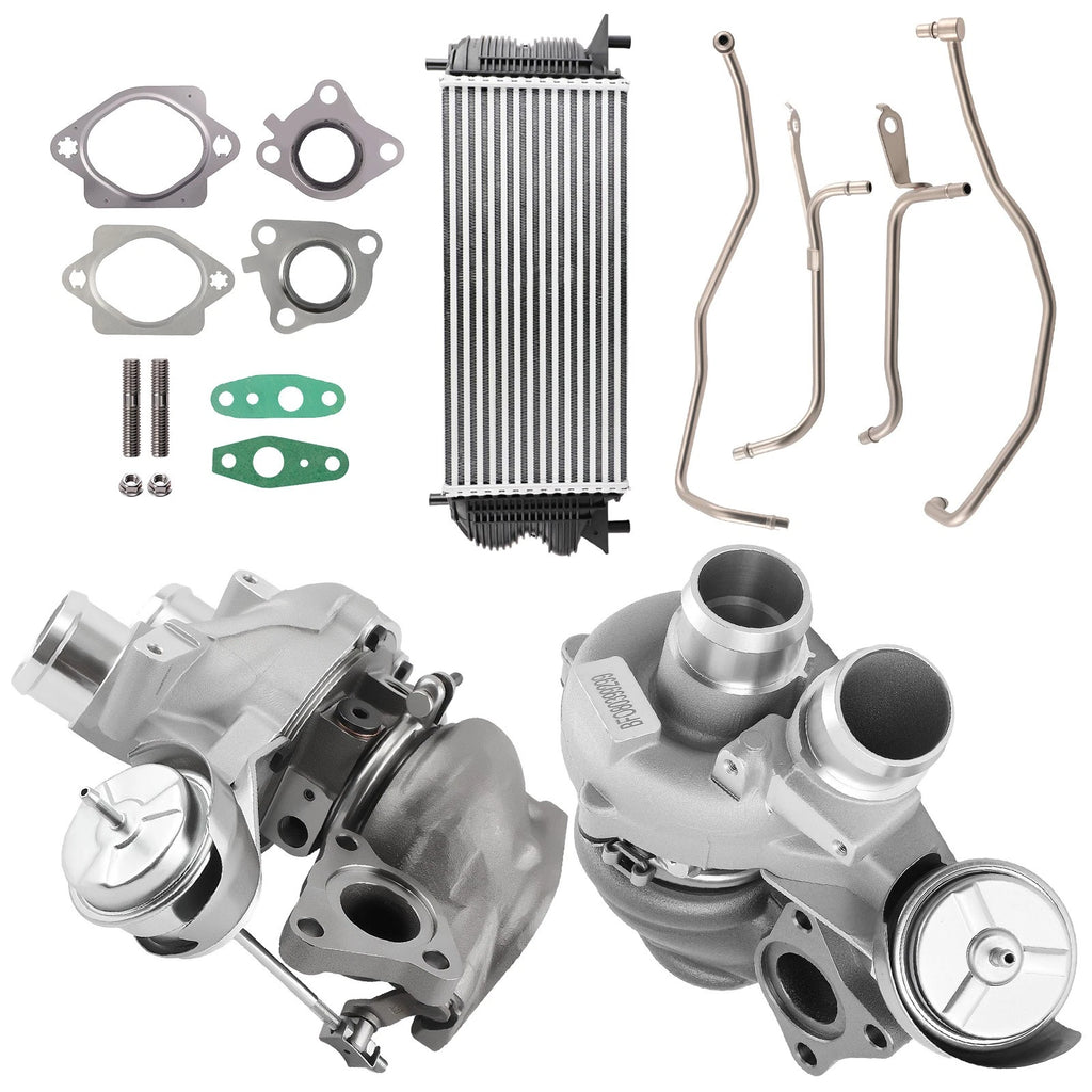 Pair Turbo Intercooler Line Kit for Ford F150, Transit 350, Navigator 3.5L (2013–2016)
